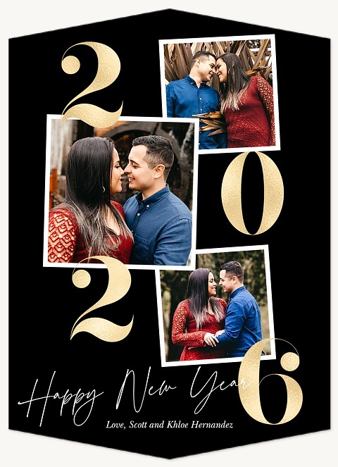 Collage Countdown Personalized Holiday Cards