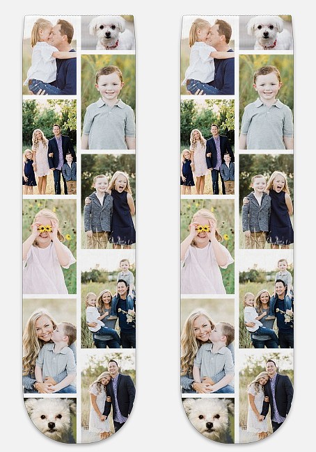Photo Collage Custom Socks