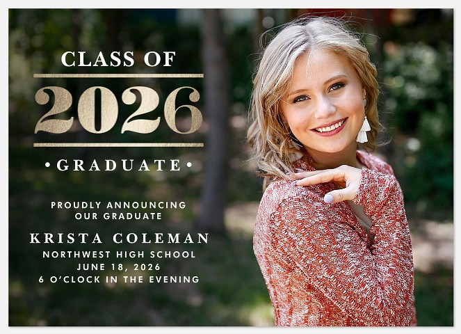 Aureate Alumni Graduation Cards