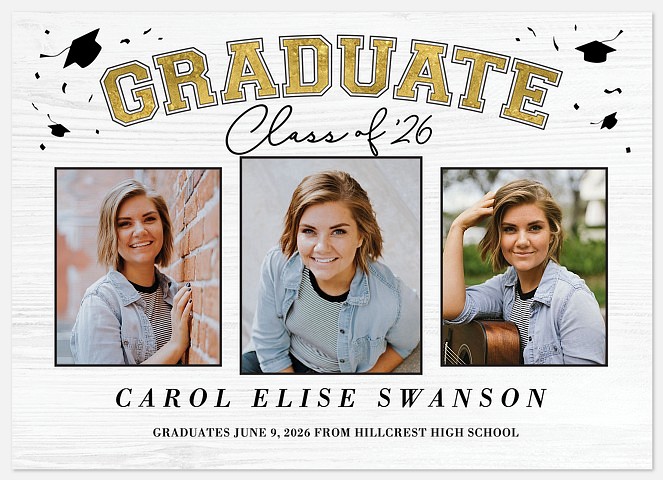 Cap Toss Graduation Cards