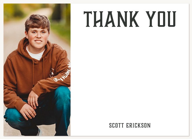 Scholarly Thank You Thank You Cards 