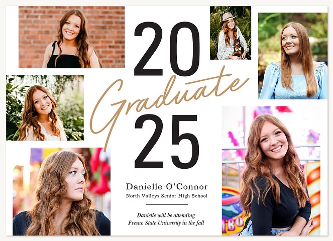 Angled Graduate Graduation Cards