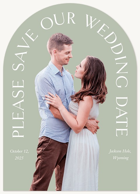 Wedding Arch Save the Date Cards