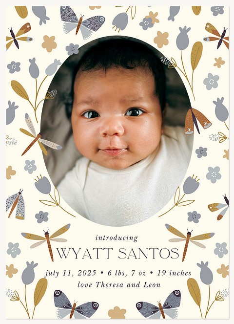 Our Little Bug Baby Announcements