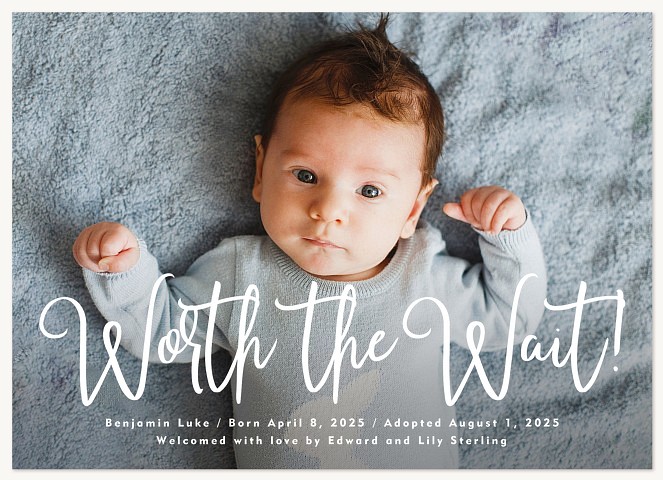 So Worth It Baby Announcements