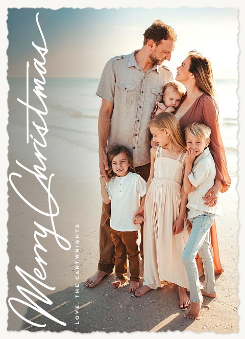 Modernist Personalized Holiday Cards