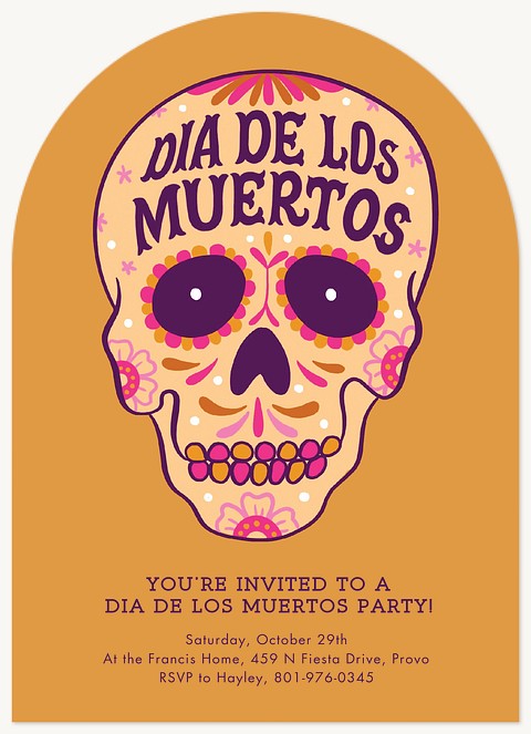 Party of the Dead Halloween Party Invitations