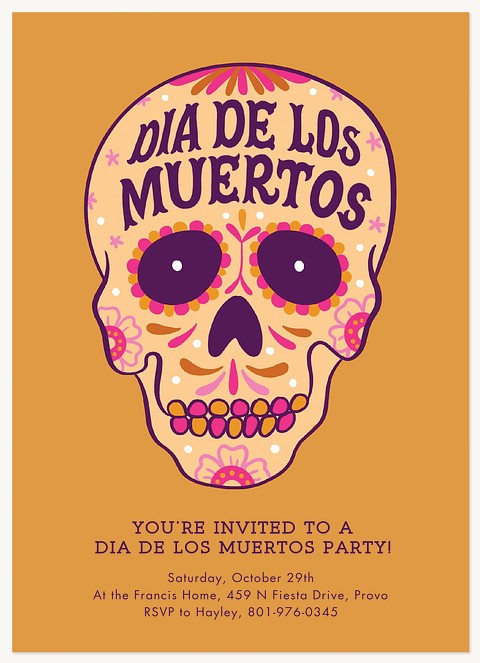 Party of the Dead Halloween Party Invitations