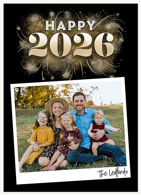 Fireworks Personalized Holiday Cards