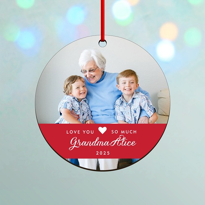 So Much Love Custom Ornaments