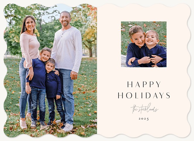 Mini Holiday Personalized Holiday Cards