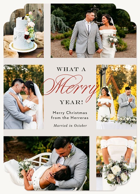 Our Merry Year Personalized Holiday Cards