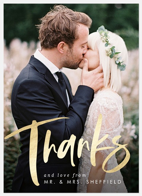 Bright Thanks Thank You Cards 