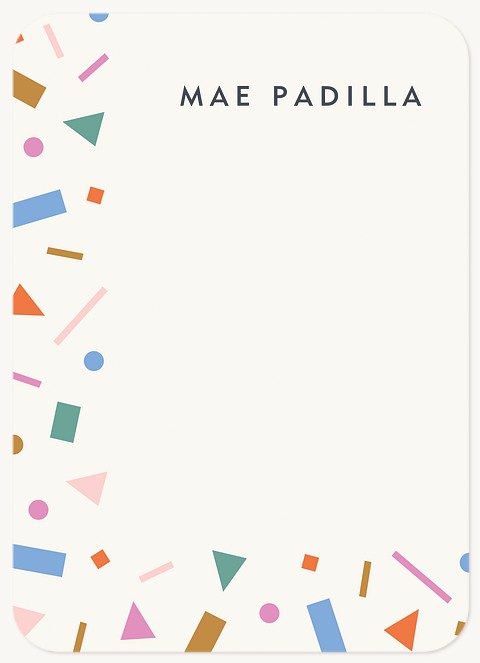 Scattered Confetti Stationery