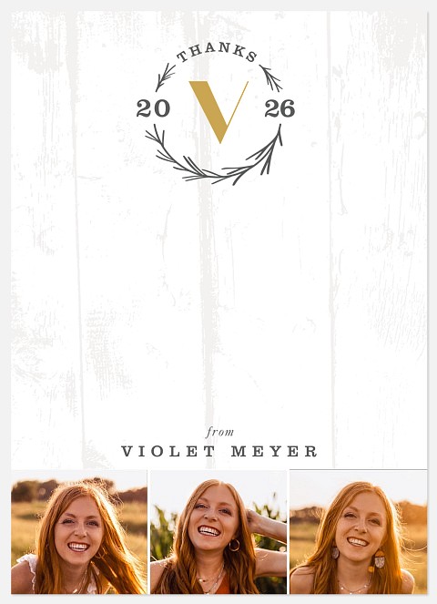 Soft Laurel Thank You Cards 