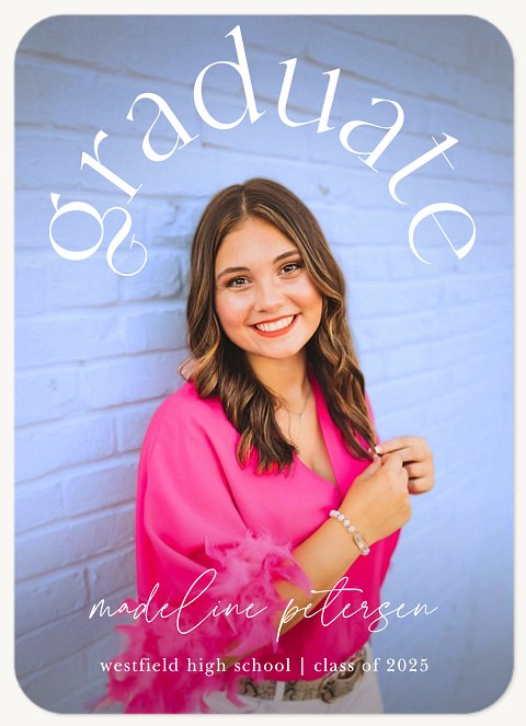 Arched On Top Graduation Cards