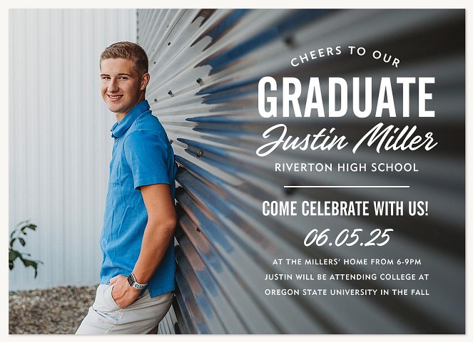 Subtle Statement Graduation Cards