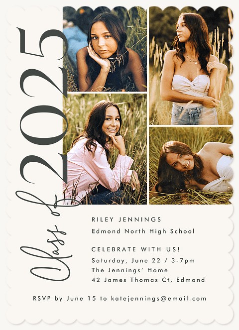Contemporary Charm Graduation Cards