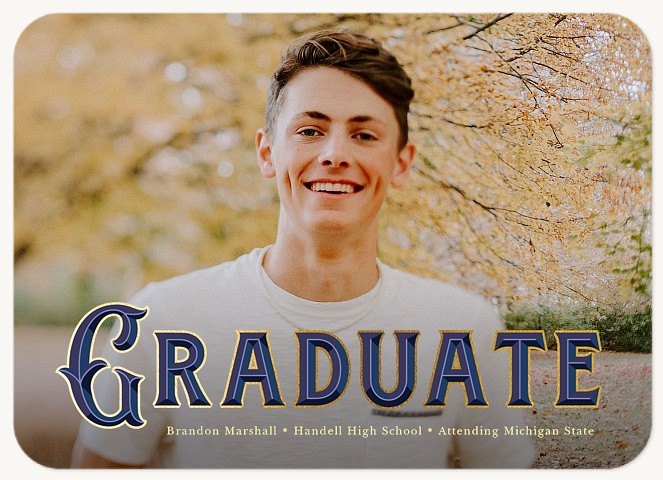 Chiseled Greeting Graduation Cards