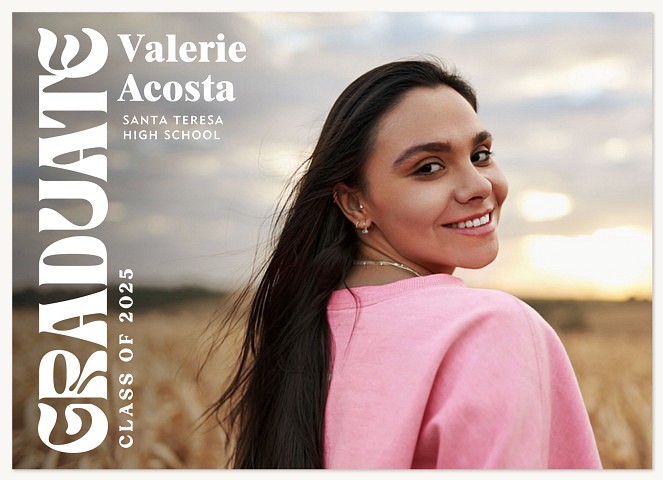 Groovy Type Graduation Cards