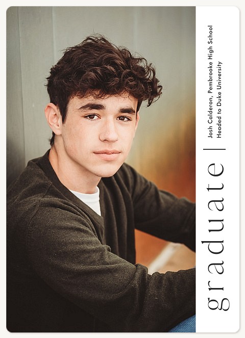 Skinny Strip Graduation Announcements