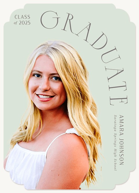 Arched Cutout Graduation Cards