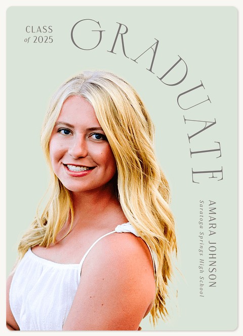 Arched Cutout Graduation Cards