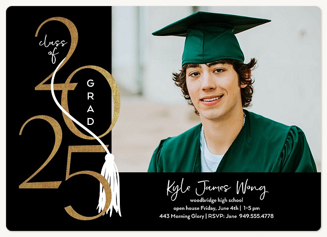 Treasured Tassel Graduation Invitations