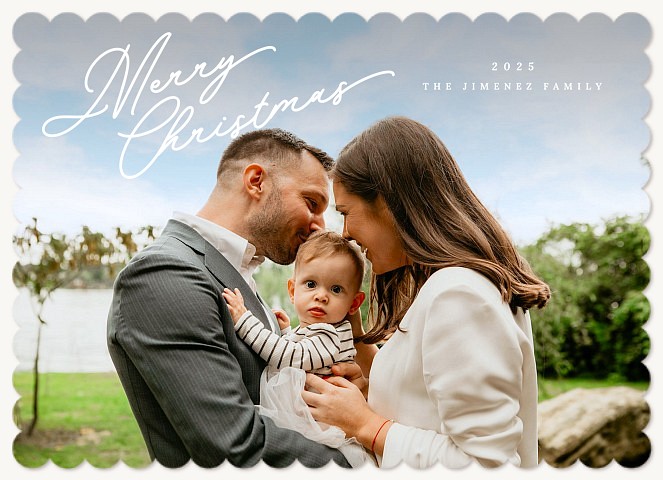 Jolly Slope Personalized Holiday Cards