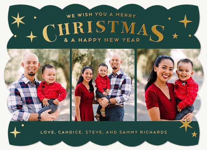 Sparkle Season Personalized Holiday Cards
