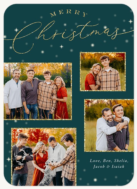 Glitter Gallery Personalized Holiday Cards