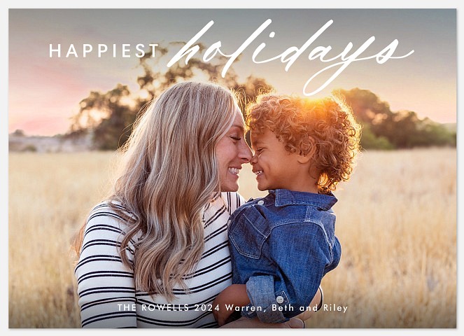 Simple Mix Holiday Photo Cards