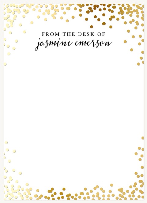 Shining Confetti  Stationery