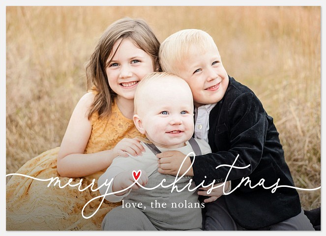 Full Hearts Holiday Photo Cards