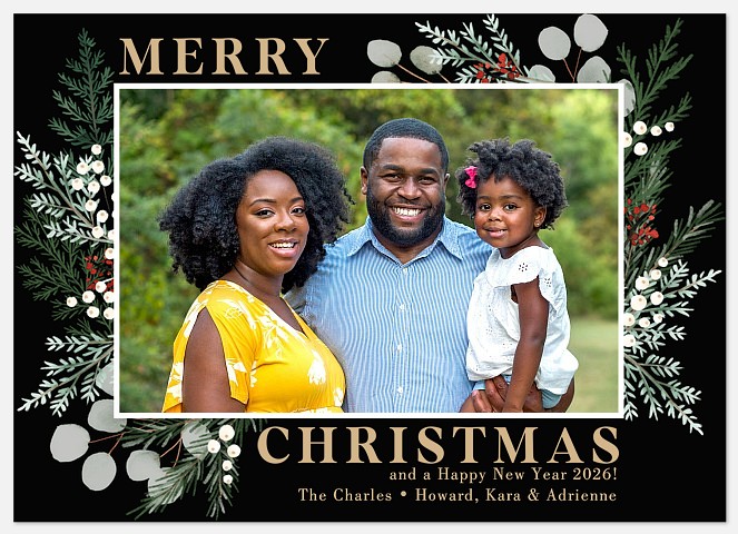 Modern Trimmings Holiday Photo Cards