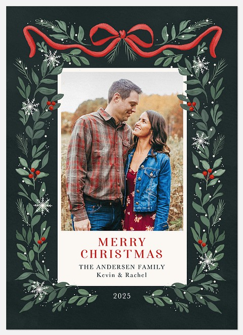 Maximalist Arch Holiday Photo Cards