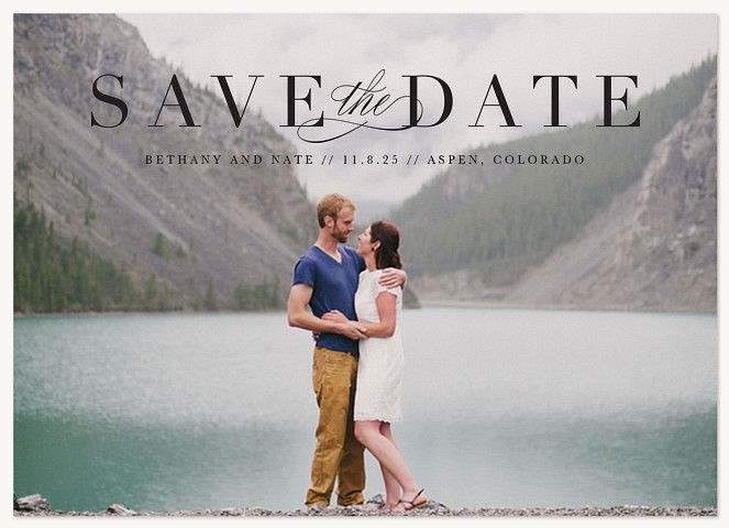 Forever & Ever Save the Date Cards