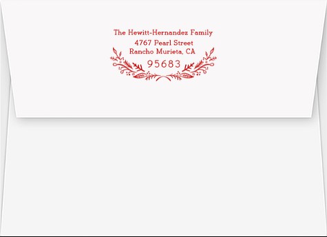 Folk Art Return Address Envelopes