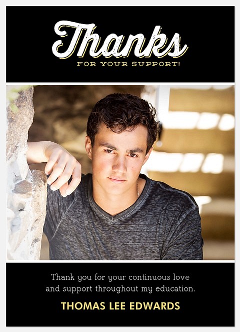 School Pride Thank You Cards 