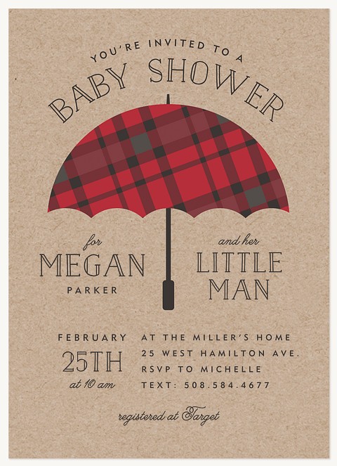 Sprightly & Dapper Baby Shower Invites