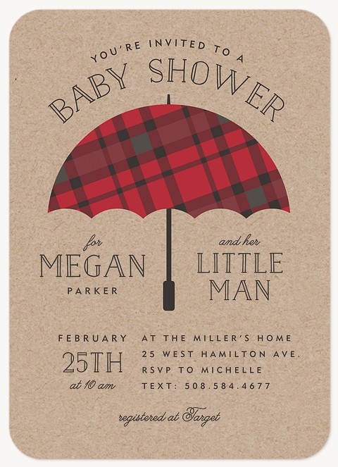 Sprightly & Dapper Baby Shower Invites