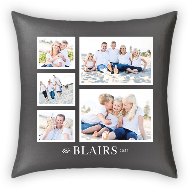 Blocked Collage Custom Pillows