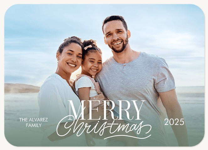 Simple Flourish Christmas Cards