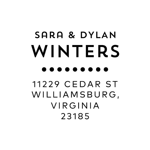 Modern Names | Custom Rubber Stamps