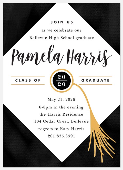 Whimsy Tassel Graduation Cards