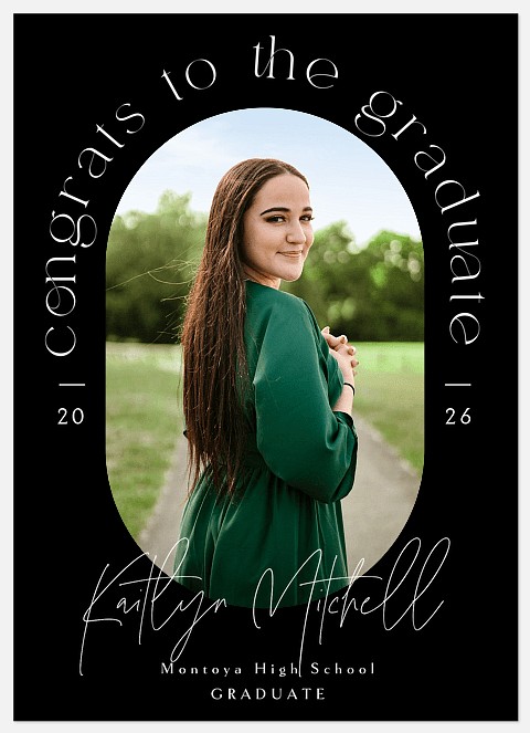 Arching Grad Graduation Cards