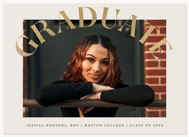 Arching Type Graduation Cards
