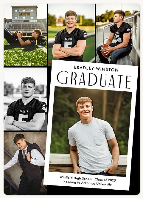 Yearbook Collage Graduation Cards