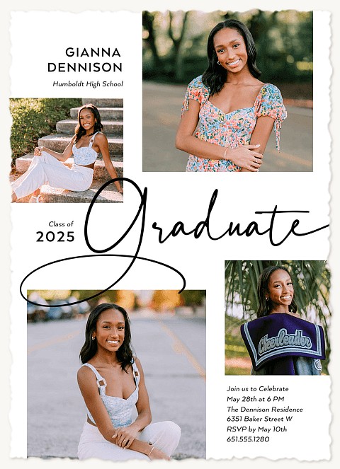  Inked Graduation Cards