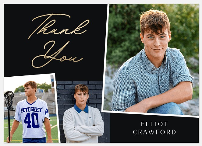 Layered Album Thank You Cards 